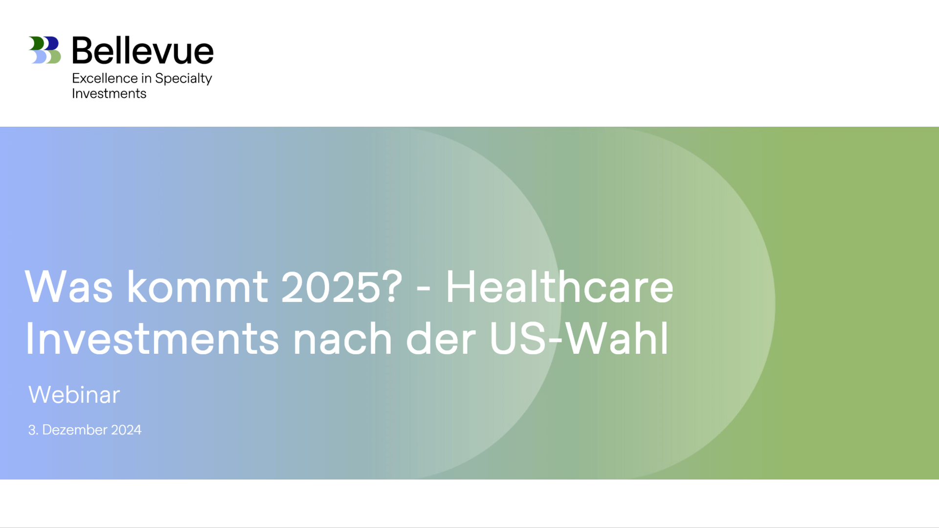Was kommt 2025? Healthcare-Investments nach der US-Wahl